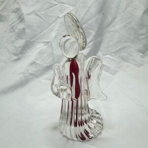 VTG hand blown art glass angel